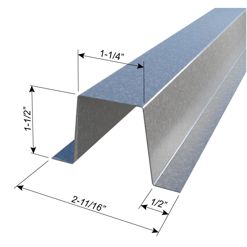 drywall hat channel 1 1/4"