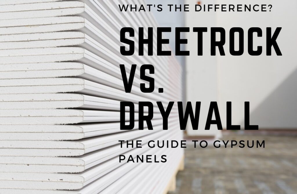 Sheetrock vs. drywall