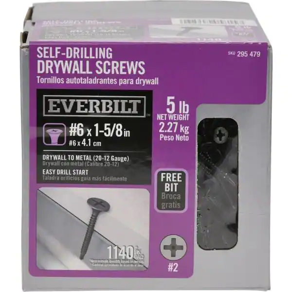 self drilling drywall screws