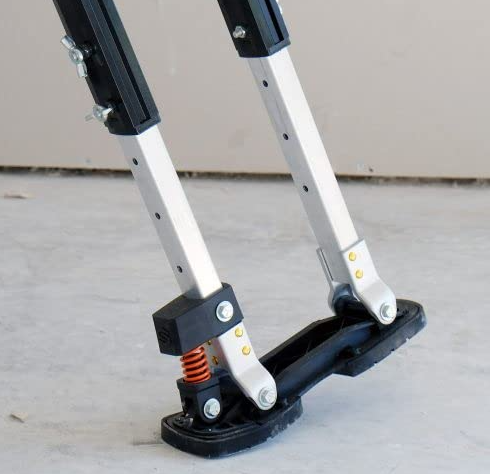 how to use drywall stilts