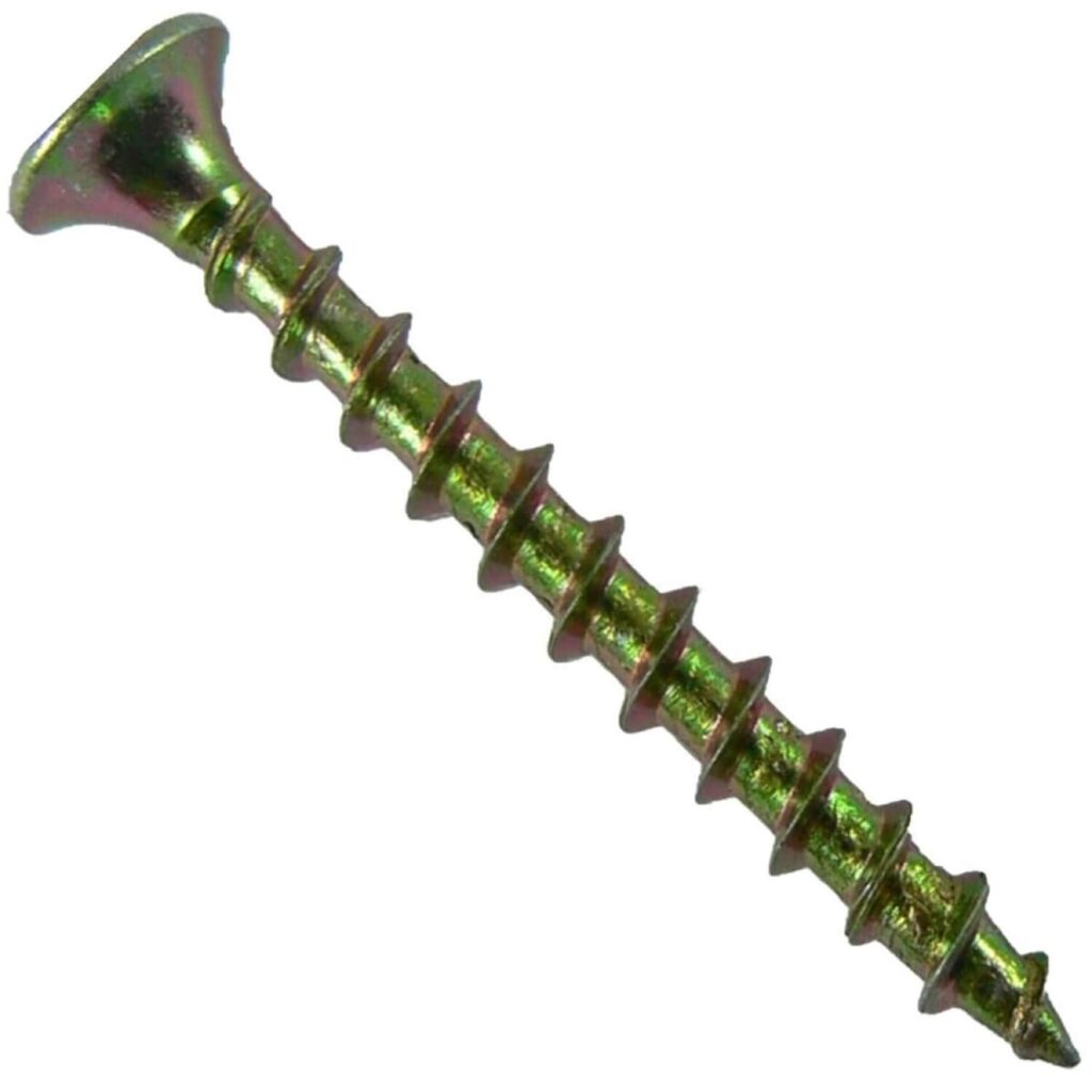 yellow zinc drywall screw