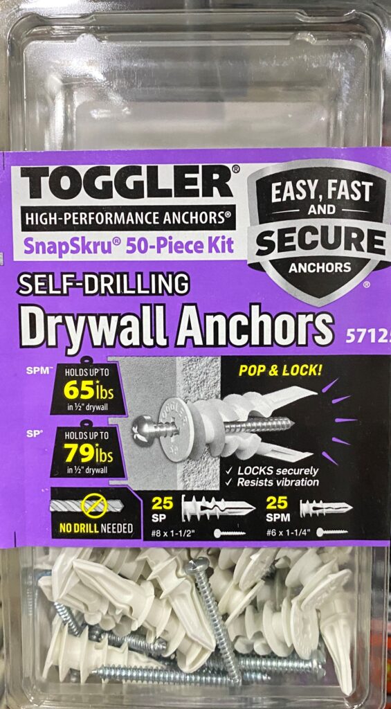 plastic drywall anchors 