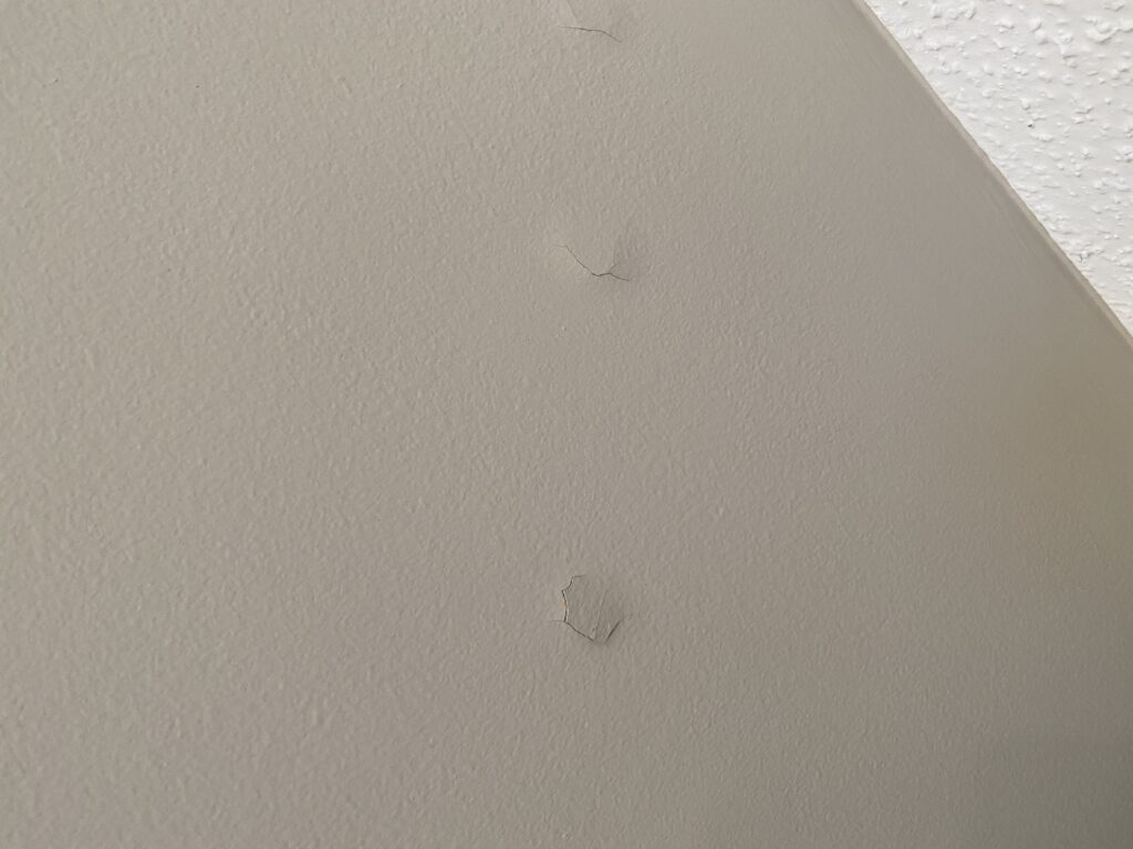 drywall nail pop repair