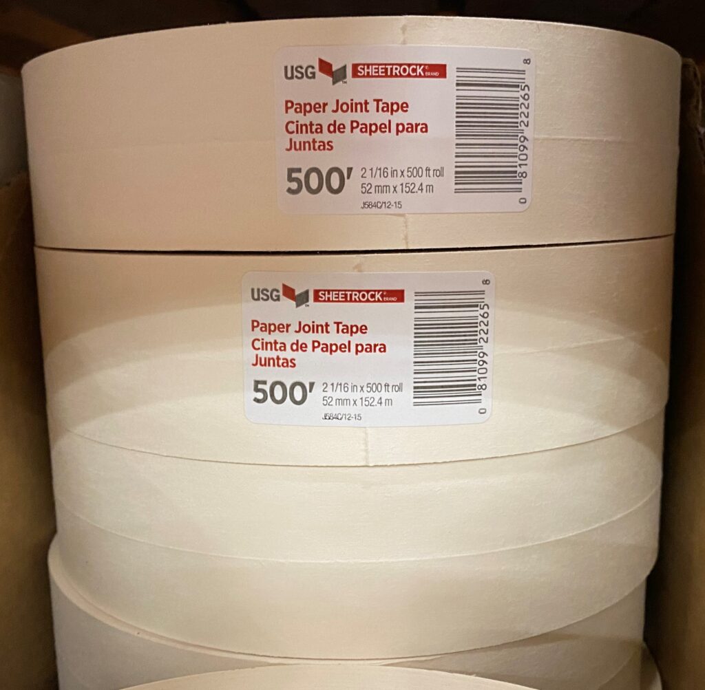 usg sheetrock brand joint tape 500 feet roll