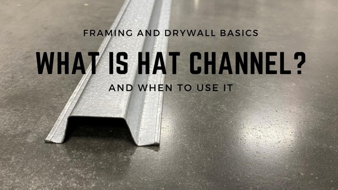 drywall hat channel