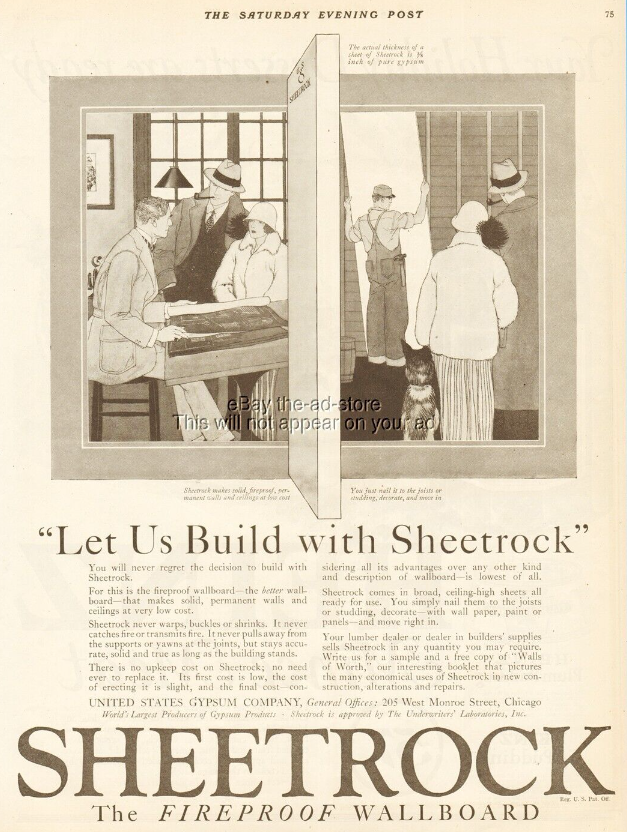 usg sheetrock ad