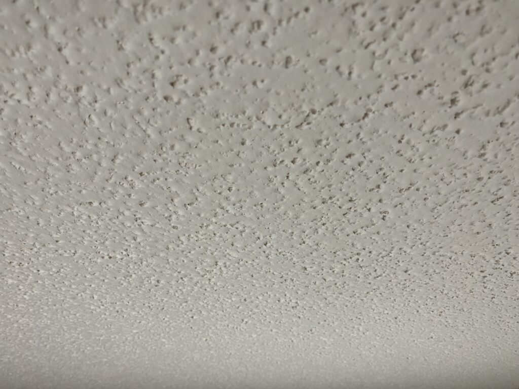 popcorn ceiling