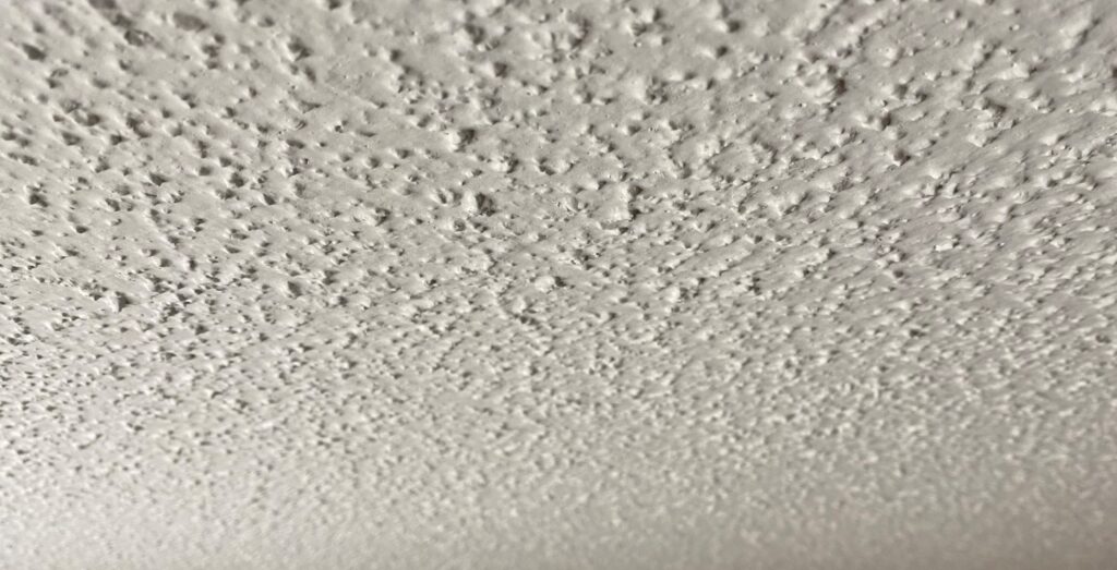 popcorn ceiling