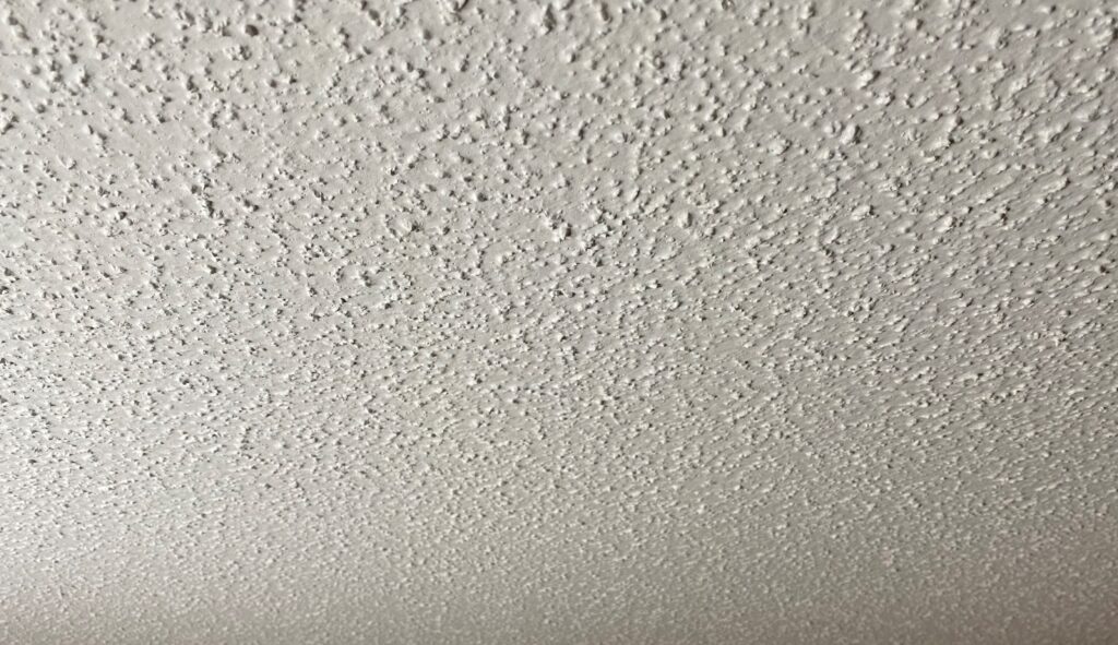 popcorn ceiling