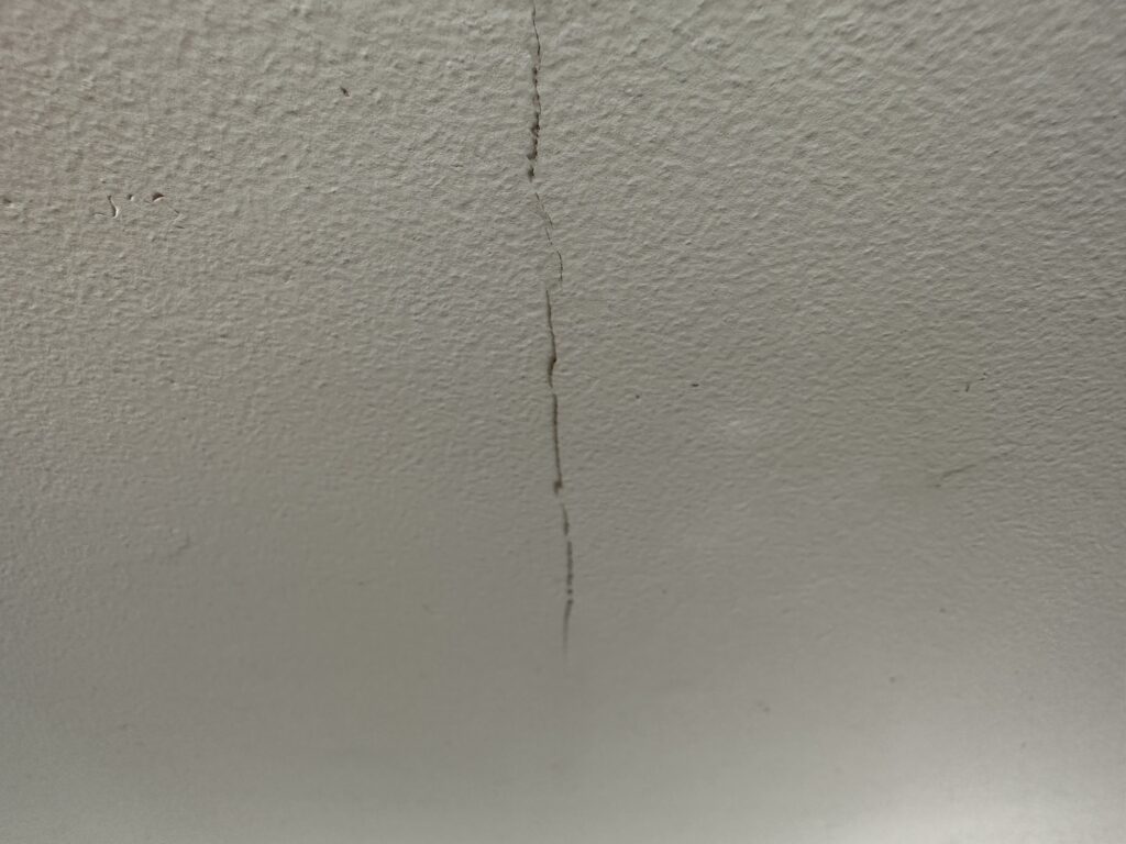 drywall ceiling cracking at seams